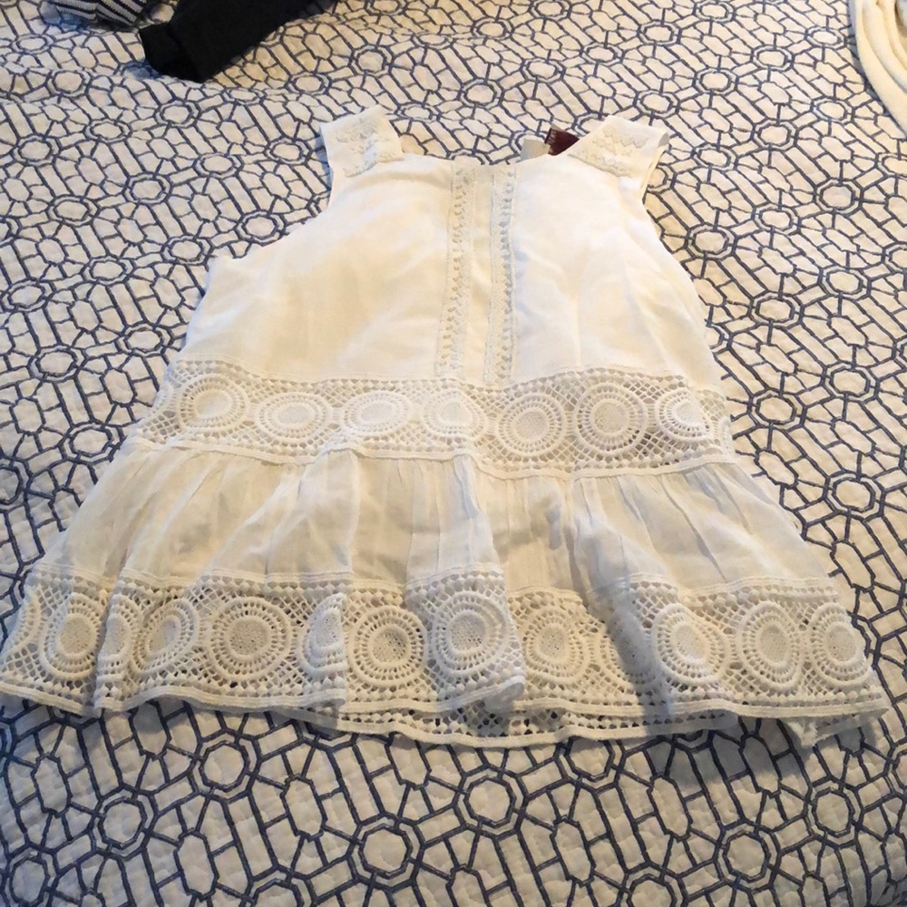 White beaded top